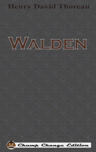 Libro Walden-henry David Thoreau-inglés