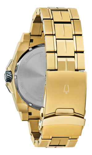 Reloj De Acero Inoxidable En Tono Dorado Con Diamante De Pre