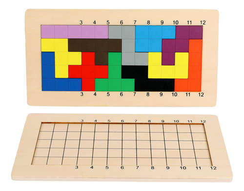 Juegos De Rompecabezas De Madera Pentominoes  Juegos De Mesa