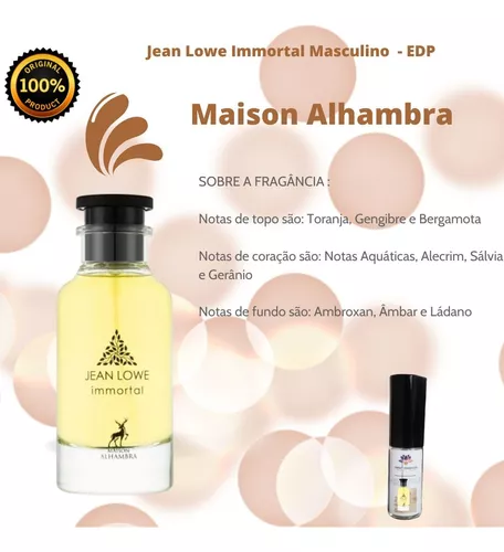 Maison Alhambra / Lattafa/ Jean Lowe Immortal 5mL Decant : BidBud