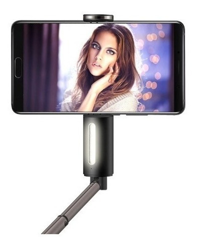 Tripode Selfie Stick Negro Con Luz Led Bluetooth Tecnoshop