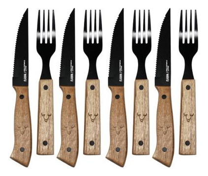 Set Cuchillos Y Tenedores 8 Pcs Wayu