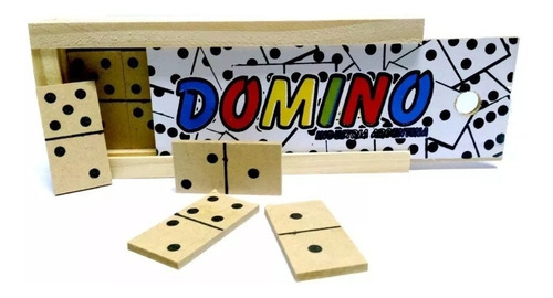 Juego Domino Clasico, 28 Piezas En Madera - Diverti Toys