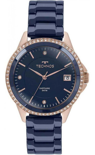 Relógio Feminino Technos 2315kzt/4a Ceramic Sapphire