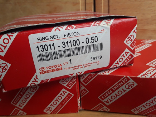 Anillos 020 4runner Fortuner Hilux Kavak Fj 4.0 Original