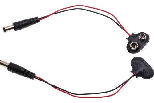 Base Pila Cuadrada 9v Con Plug Arduino 3 Unidades