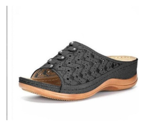 Ortopédico Toe Sandalias Mujeres Casual Hueco Sandalias Sóli