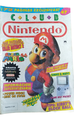 Revista Club Nintendo N°47 - Muy Buen Estado (Usado)