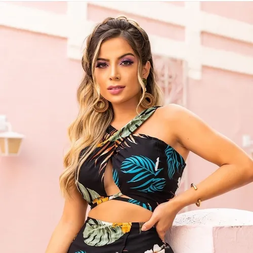 Conjunto saia e cropped cheap social