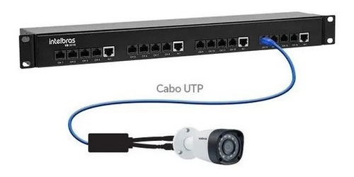 Imagem 5 de 8 de Balun Video Rack 16 Canais Vb 3016 Intelbras 4k 720p Full Hd
