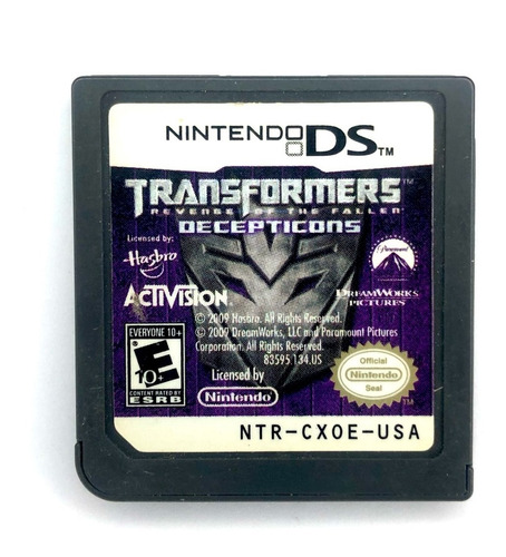 Transformers Revenge Of The Fallen Decepticons - Nintendo Ds