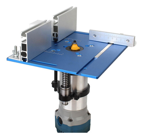 Placa De Inserción De Mesa Del Enrutador Y Bancos Del Kit