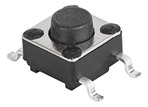 Push Button Tact Switch 2 Patas 6x6 X 4.3mm Pack 10 Unidades
