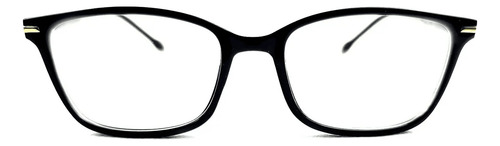 Anteojos Lentes Filtro Luz Azul Lectura Descanso Xb1002 Negro Brillo