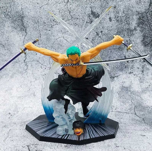 Figura Coleccionable Zoro Battle One Piece 2 Cabezas