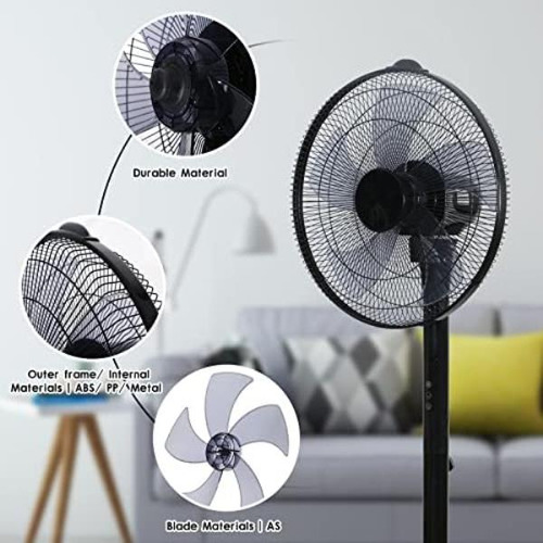Healsmart 15 Ventilador De Pedestal Ajustable De 12 Niveles