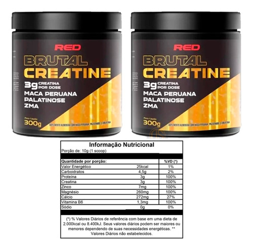 Combo 2 Uni Bolic Creatina Monster - 300g - Super Fórmula!
