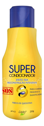 Super Condicionador Livity Reconstrutor Sos Efeito Teia 250g
