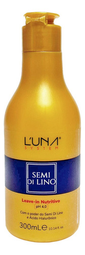 Leave-in Nutritivo Semi Di Lino Homecare Luna System 300ml