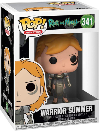 Muñeco Funko Pop Warrior Summer Rick Morty Coleccion Rdf1