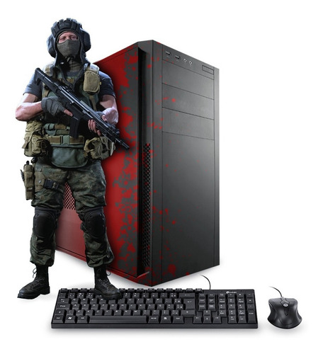 Imagen 1 de 2 de Pc Completa Cpu Amd A6 9500 Ram 16gb Ssd 240gb Wifi Win10 A7
