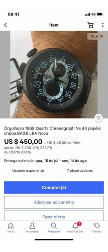 Relógio Militar Bomberg 1968