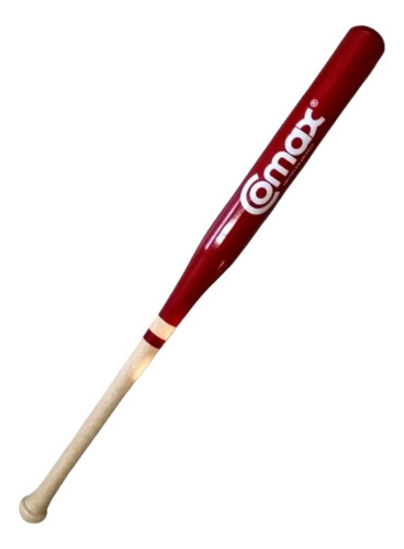 Bat Softbol 33 Comax Madera Senior Una Pieza Rojo Nat