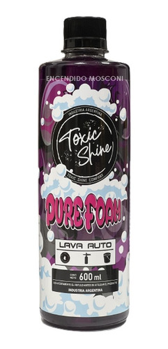 Pure Foam Shampoo Ideal Foam Lance Toxic Shine 600ml
