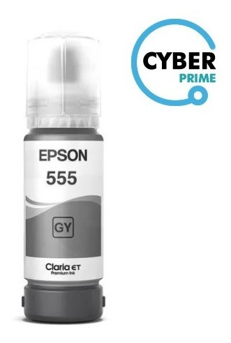 Tinta Epson T555520 L8180 L8160 T555 T554 Gris Gray Original