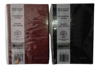 Imagen 1 de 1 de Agendas De Nota Marrón Y Negras Super Oferta