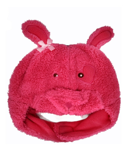 Gorro Para Niñas 7011 De Perrito Plush Forrado Internamente