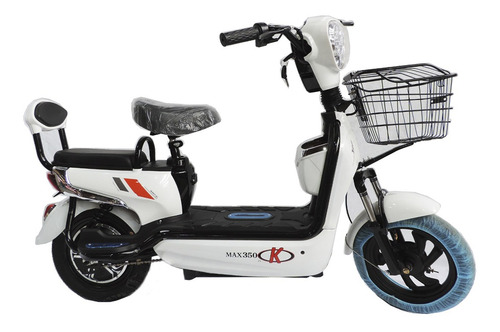 Imagen 1 de 8 de Moto Eléctrica Scooter 350w 48v 12ah Ruedas 14 Pulgadas
