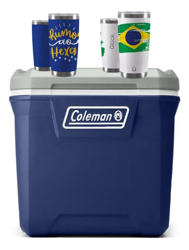 Caixa Térmica 316 Séries 65qt 62l Lakeside Com Rodas Coleman