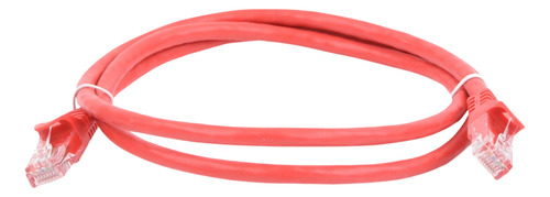Cable De Parcheo Utp Cat6 Rojo De 1m Coltienda