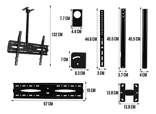 Soporte Para Tv De Techo Pared Lcd Y Led De 32-72 PuLG