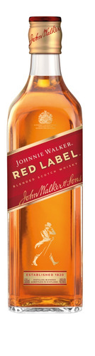 Johnnie Walker Whisky Blended Blended Scotch Red Label escocês 500 mL