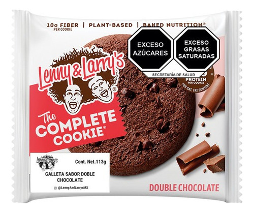 Galleta Lenny & Larry's Sabor Doble Chocolate X12 Uds 1356g
