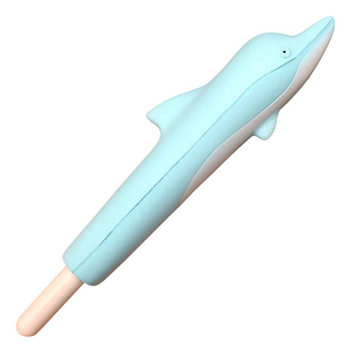 Bolígrafo Kawaii Dolphin, De Peluche, Con Tapa De 3 Ml, Para