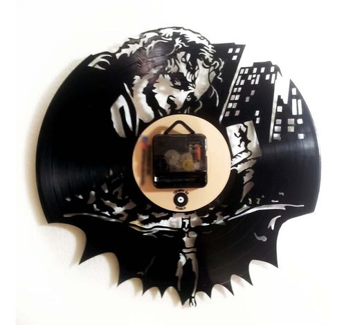 Reloj De Pared Elaborado En Disco Lp Ref. Star Wars 01