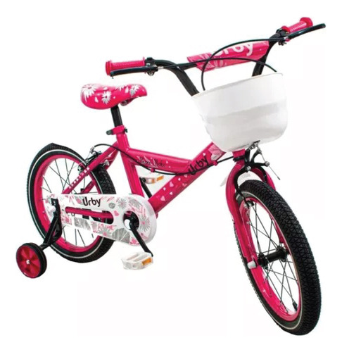 Bicicleta Infantil Rodado 16 Ruedas Inflables C/rueditas Lh