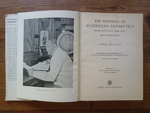 The Winning Of Australian Antarctica - A. Grenfell Price (Usado)