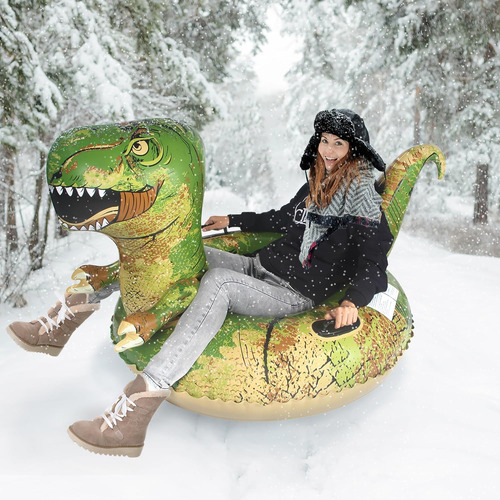 Tubo De Nieve Inflable Grande 65 Con Asas