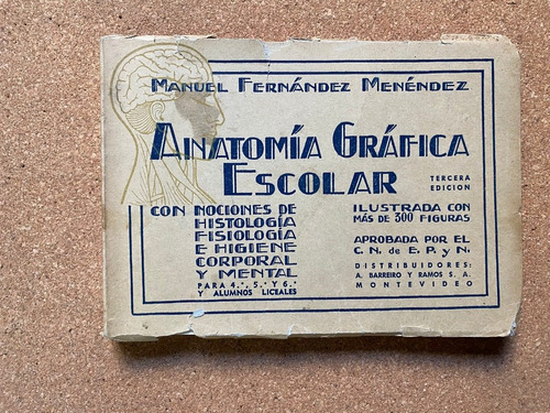 Anatomía Gráfica Escolar / Manuel Fernández Menéndez   B5