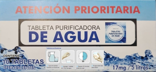 Tabletas Purificadoras De Agua - Unidad a $1100