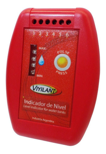 Medidor Nivel Tanque Agua Sensor Indicador Agua Viyilant