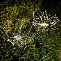 Comprar Luces Solares Led Para Fuegos Artificiales, Paquete De 2 Luc