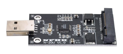 Nfhk Adaptador Condensador Pci-e Msata Usb 2.0 Externo Ssd