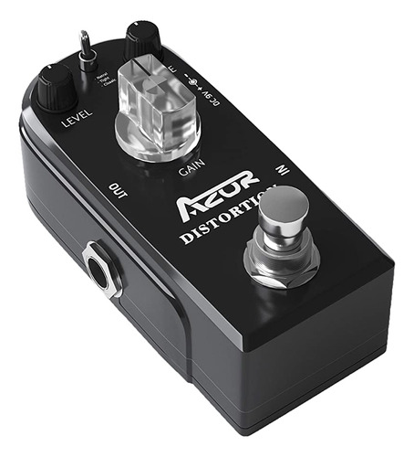 Azor Ap-302 - Pedal De Distorsión Para Guitarra, 3 Modos D.