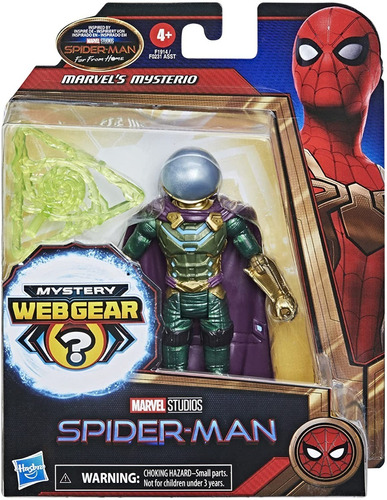 Figura De Mysterio - Mystery Webgear Spiderman Hasbro