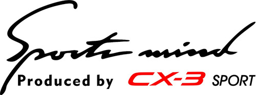 Calcomanía Sticker Sport Mind Para Mazda Cx3 Cx-3